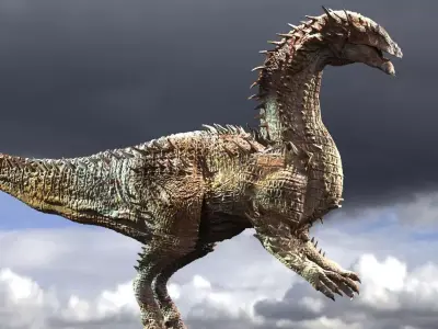 Ancient Jurassic Fantasy Dinosaur 3D model