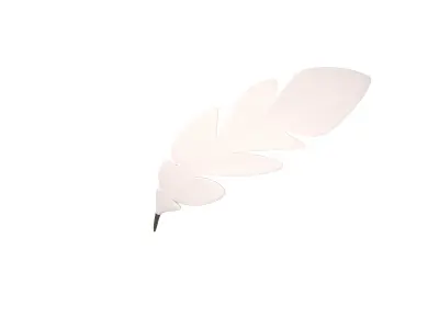 Feather Pen v1 005 Low-poly 3D model
