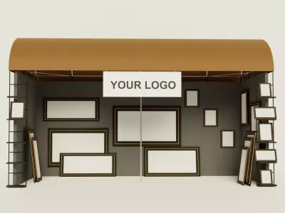 Exhibition stand 3D model 3D model