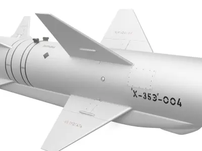 Anti-Ship Missile X-35U 3D model