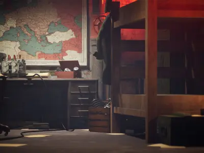 Bunker Command 42 Assets Low-poly 3D model