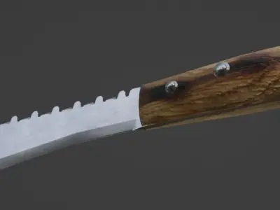 Knife - Mini Machete Free 3D model