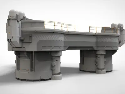 sci fi props 7 3D model