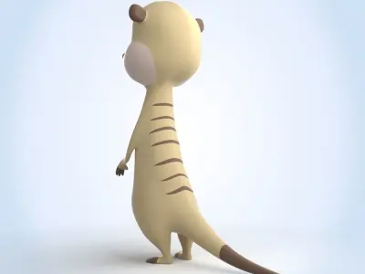 Meerkat 3D model