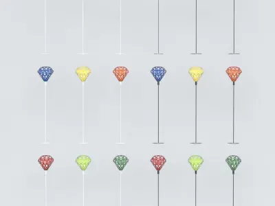 Floor lamp ZAHA LIGHT Free 3D model