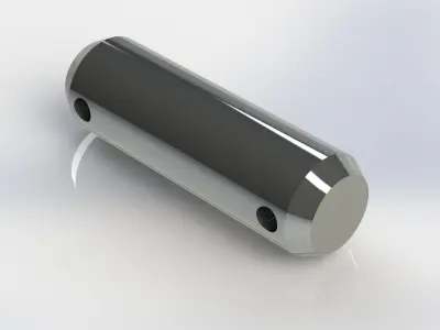 DIN 1443 - Clevis pins Low-poly 3D model