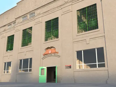 Alcatraz 3D model