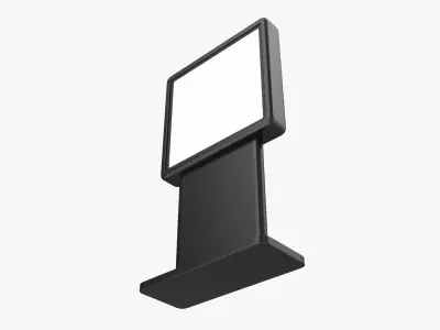 Advertising stand display mockup 10 3D model