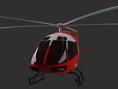 Kopter SH09 - The SWISS MADE HELICOPTER - 3D model