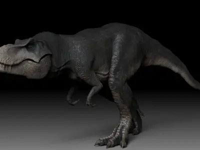 Dinosaur Tyrannosaurus Rex Stan Sculpt Project 3D model