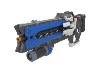 Soldier 76 Pulse Blaster - Overwatch - Commercial - STL 3D print model