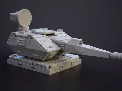 Skynex Anti-Aircraft System 3D-Printed 1-100 Scale 3D print model