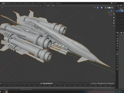 Inthira Fighter STL 3D print model