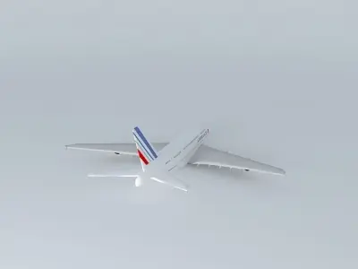 Air France A380 Free 3D model
