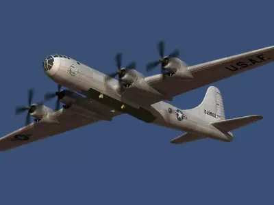 NASA B-50 X plane mother ship 3D model