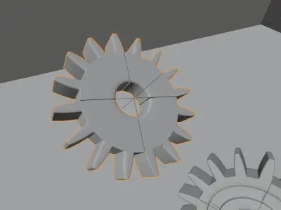 Gears gear wheel Free 3D model