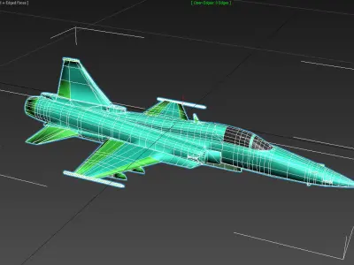 F-20 tigershark 3D print model