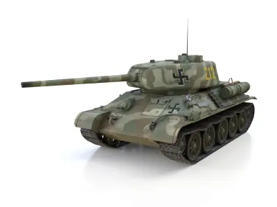 T-34-85 - 212 - Finish Army 3D model