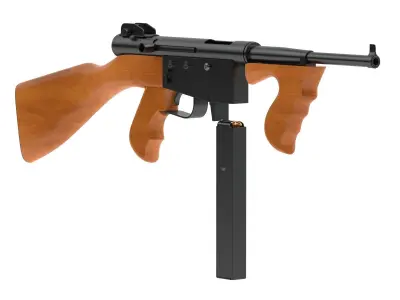 Ingram Model 6 Submachine gun 3D model