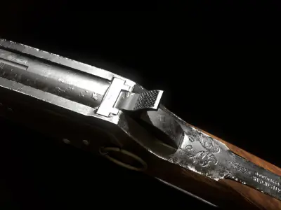 Winchester Model 1894 Low-poly 3D model
