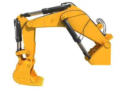 Excavator Bucket Backhoe 3D model