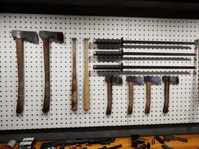 Lowpoly Mobile Weapons Kit Low-poly 3D model