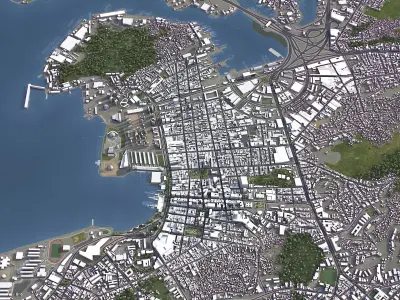 Niteroi Low-poly 3D model