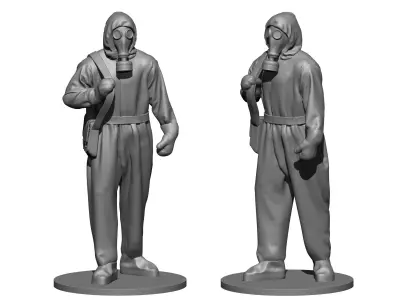Hazmat suit 3D print model