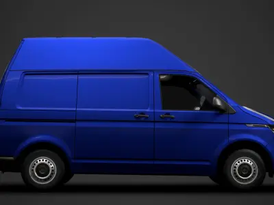 Volkswagen Transporter Van L1H3 T61 2020 3D model