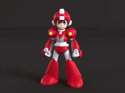 Power MegaMan - Megaman 6 3D model