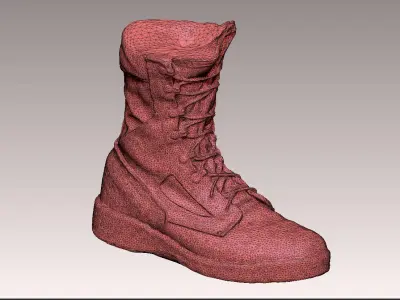 US ARMY combat boot Belleville 3D model