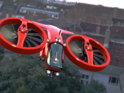 surveillance aircraft 3D model