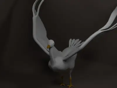 bird goose 3D model
