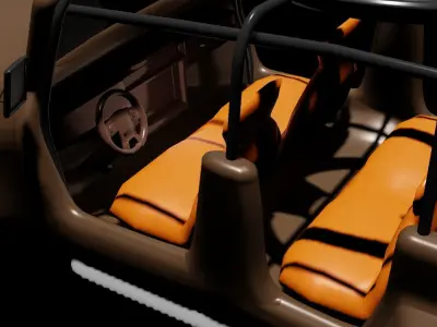 Military Jeep Car willy Free low-poly 3D model