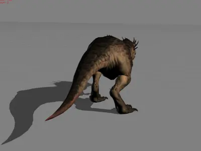 Tyrannosaurs Animal Low-poly 3D model