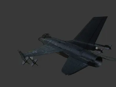 f16 fighter jet Free 3D model