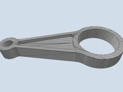  Control Arm Low-poly Model Low-poly 3D model