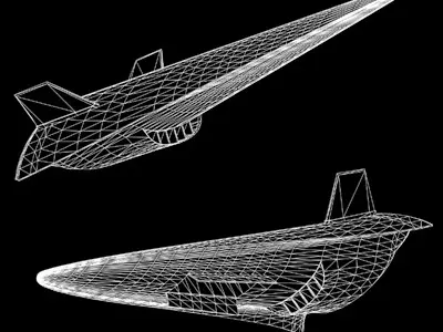 Hypersonic Cruise Vehicle HCV 3D model