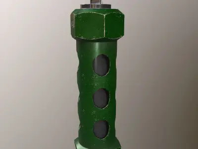FLASHBANG MODEL plastic bottle with holes Free low-poly 3D model