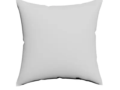 Pillow White cotton Free 3D model