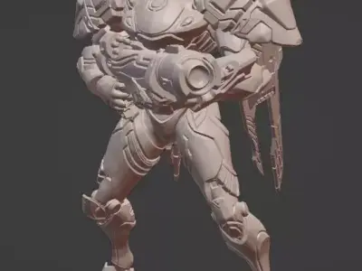 Pharah character from game overwatch 3D print model