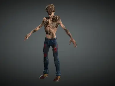 Infected  Low-poly 3D model