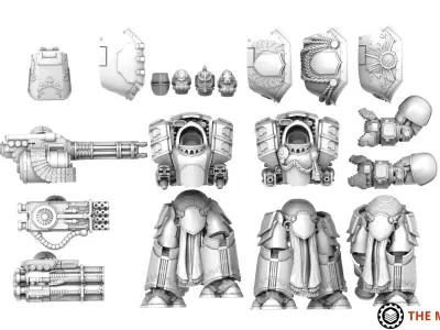 Obsidian Guard - Erinyes - Upgrades 3D print model