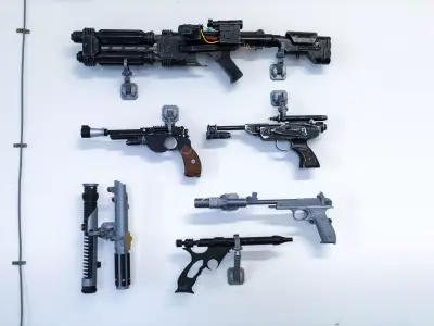 Star Wars Blaster Holder Free 3D print model