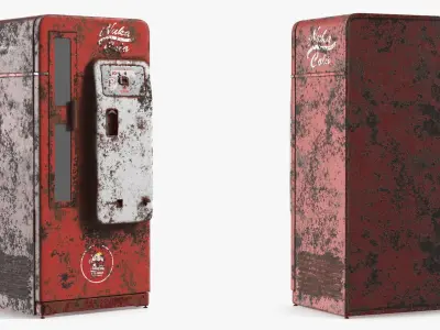 Retro Vending Machine for Nuka-Cola 3D model