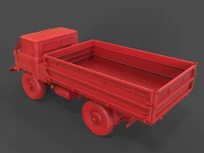 Gaz 66 3D print model