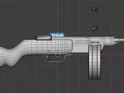 ppsh Free Free low-poly 3D model