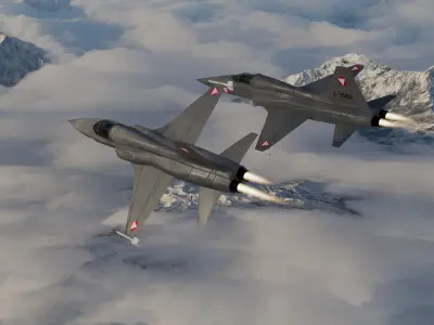 F-5E Tiger II 3D model