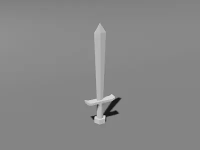 Weapon Pack Low-poly 3D model