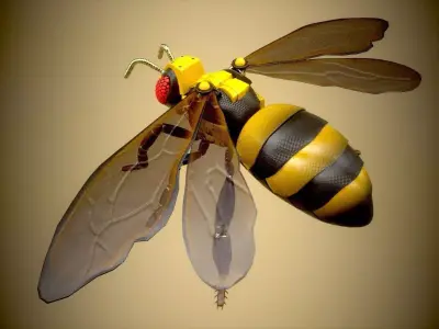 mechanical bee 3D model